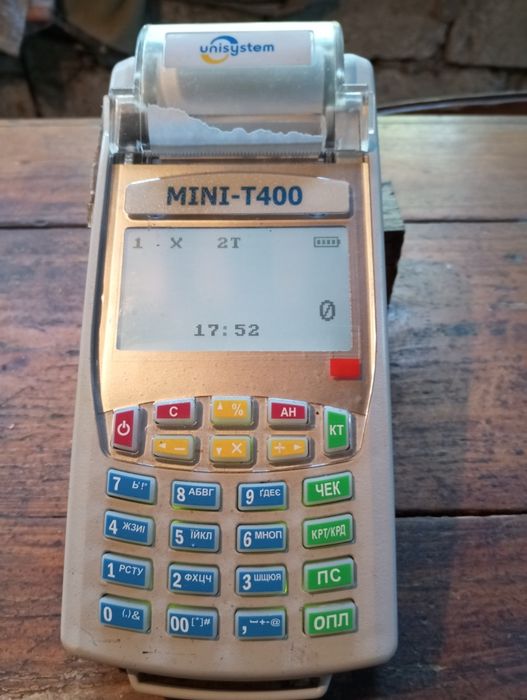 Продам касовий апарат mini-т400 б/у