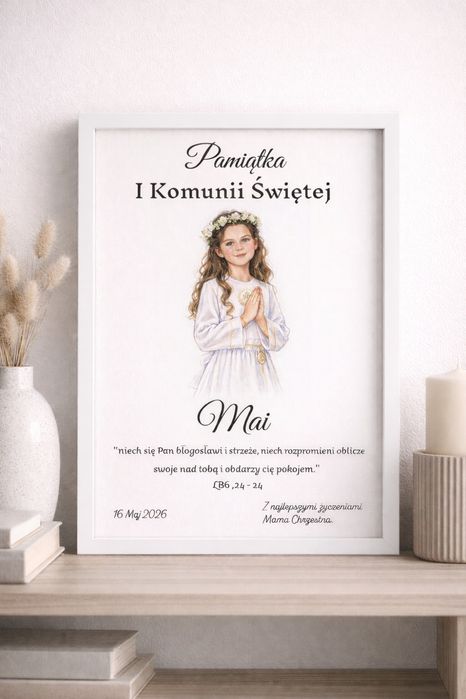 Pamiątka I Komunii Świetej