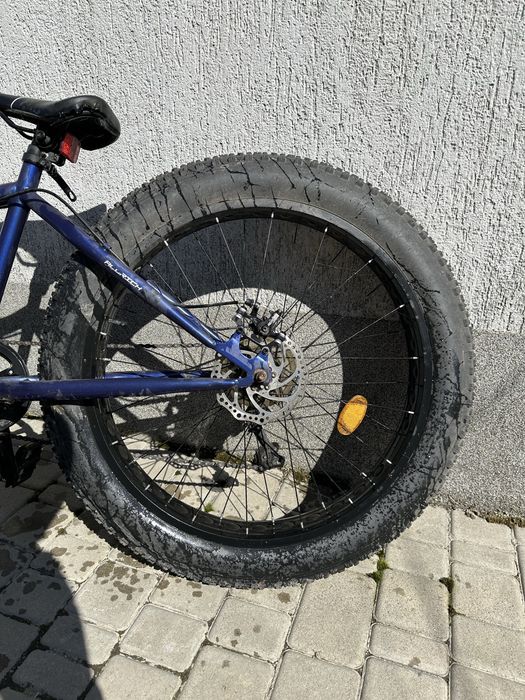 Велосипед фэтбайк Crosser Fat Bike синий