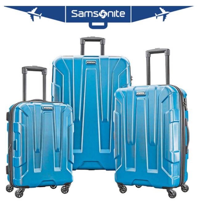 Оригінальна валіза, чемодан Samsonite Centric Caribbean blue (Карибський синій)