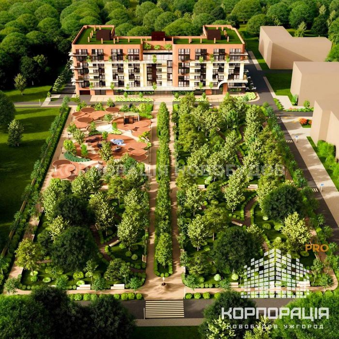 Продаж 2-км квартири, 70.7 м2, 2 поверх,ЖК з басейном і парком