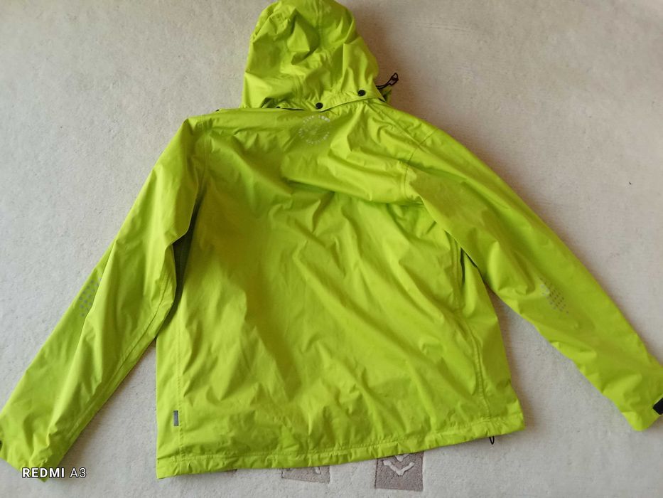 Kurtka, Softshell, przeciwdeszczowa, czapka ADIDAS, neon, gratis