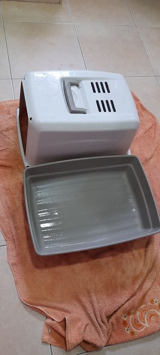 Caixa de areia para gato