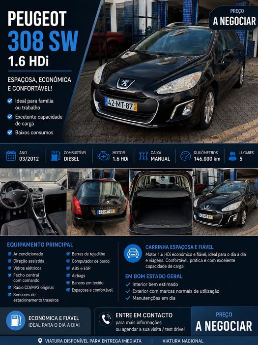 Peugeot 308SW 1.6HDi