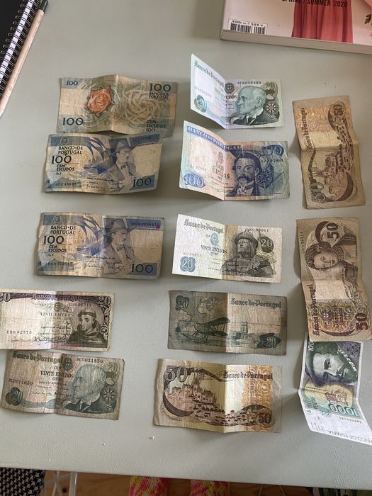 Lote notas antigas coleção64585697020161120