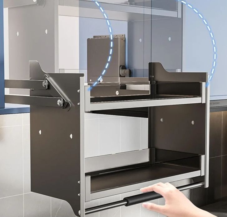 Wysuwany kosz/organizer do wysokich szafek