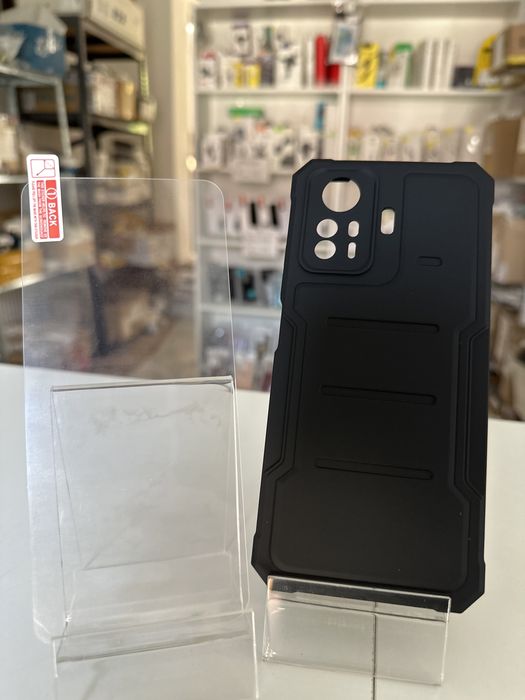 Etui pancerne + szkło hartowane XIAOMI REDMI NOTE 12S