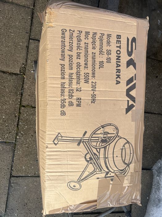 Betoniarka SKIVA SB-100 100L – NOWA