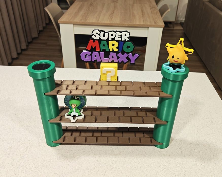 Expositor figuras Super Mario Galaxy McDonalds