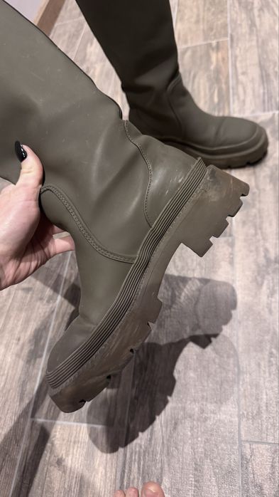 Сапоги резиняки Zara тракторна подошва 37
