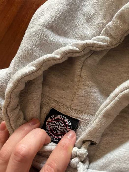 Independent x Toy Machine grey hoodie