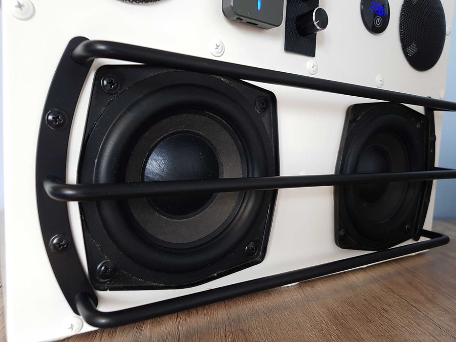 Boombox głośnik 120W RMS / Custom / Old school / bluetooth / surround