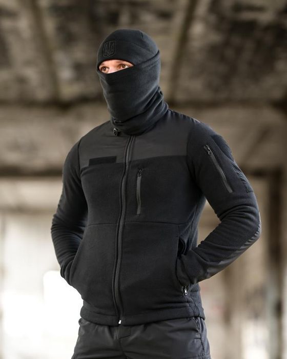 Тактичний чорний Softshell комплект 5 в 1 LUNAR чоловічий 5 речей