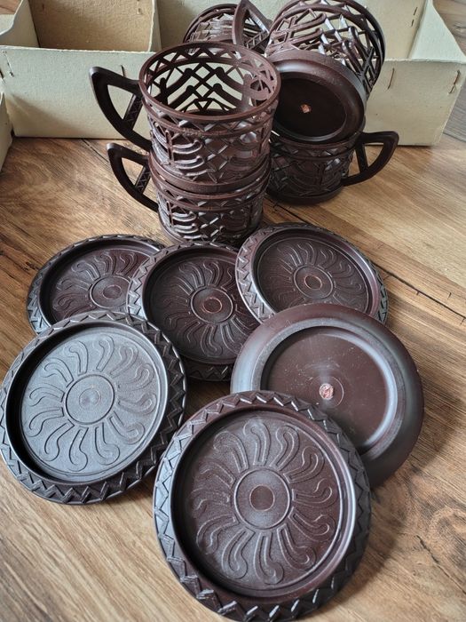 Koszyczki do szklanek PRL