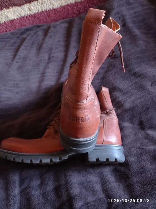 Buty męskie glany ESPRIT skóra jak nowe