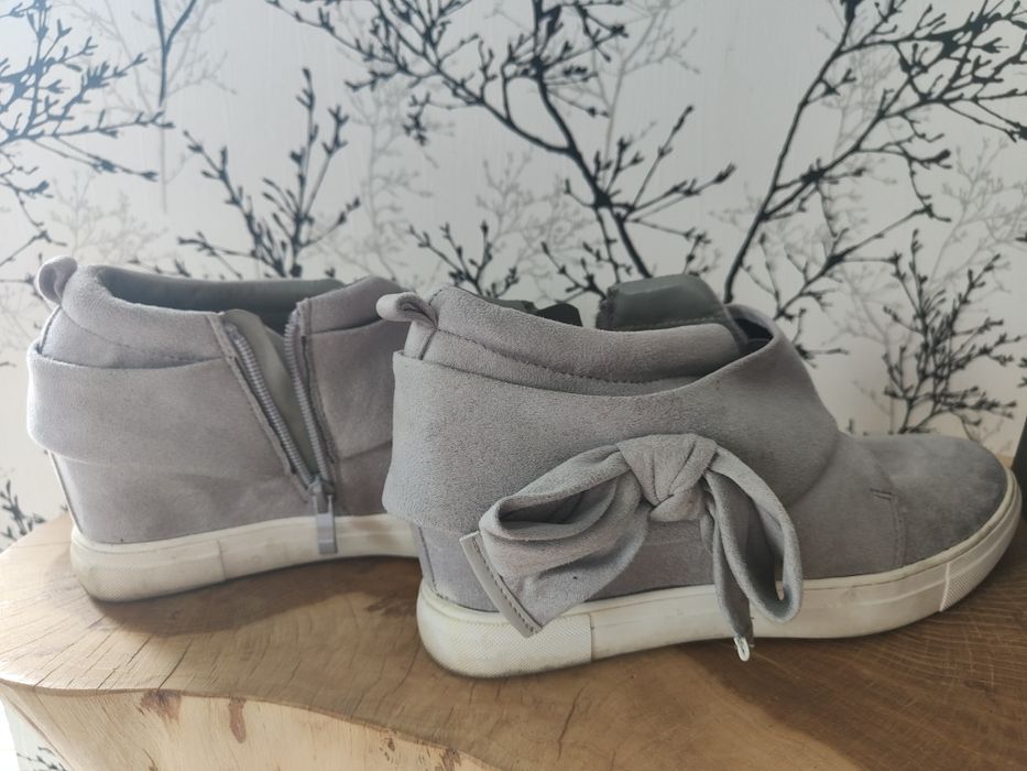 Botki szare koturn Lu Boo rozm 40