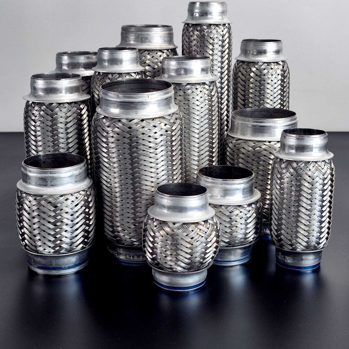 Гофра глушника, багато розмірів