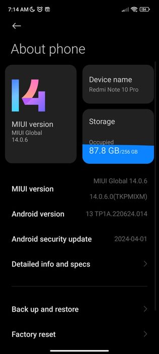 Смартфон Xiaomi Redmi Note 10 Pro 5G 8/256GB