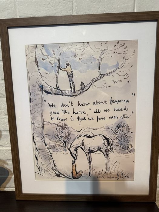 Quadro com frase especial