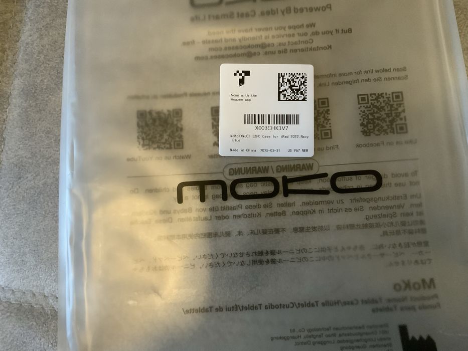 Чехол для iPad синий