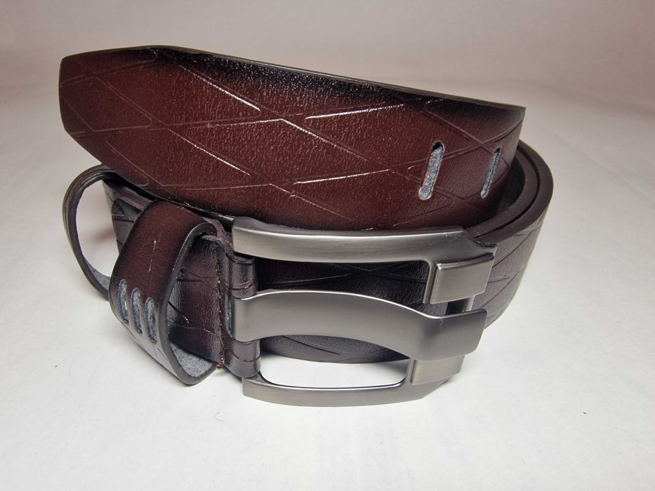 Skórzany męski pasek. Prezent Na Każdą Okazję