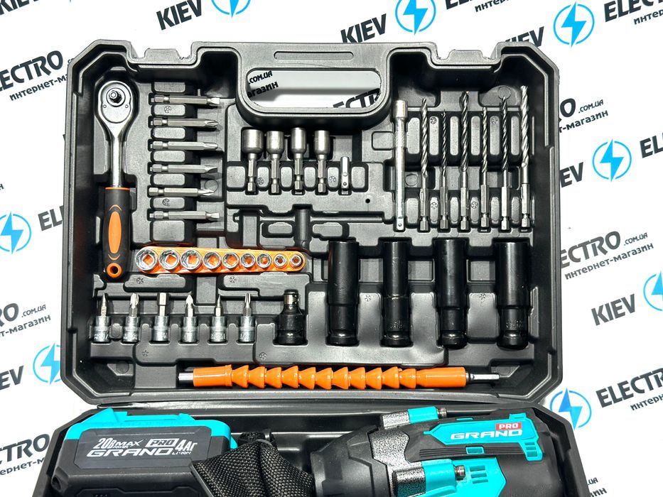 Аккумуляторный Гайковерт Grand АГ 800 UBL ТУШКА без АКБ и зарядного