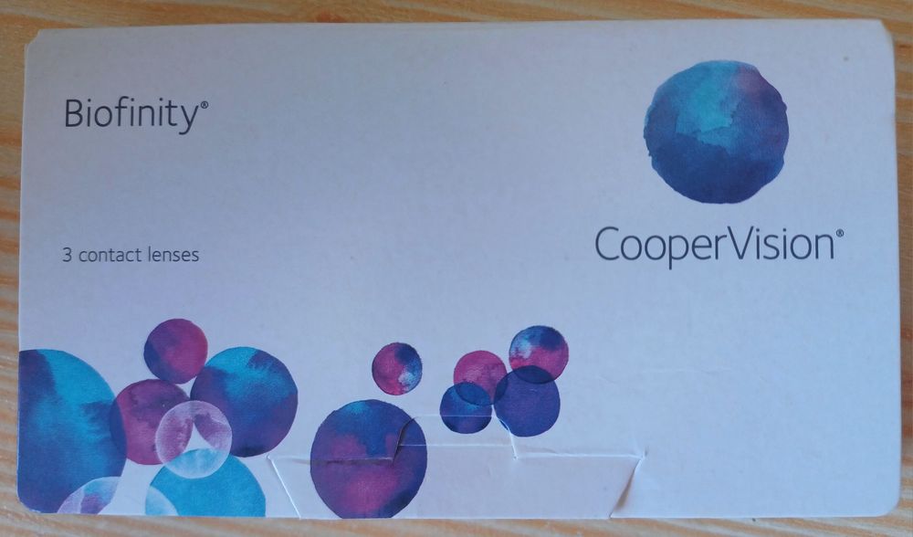 3x Lentes de contacto Biofinity - 3.25
