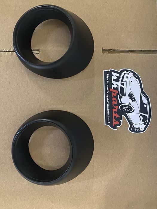 SUPORTES MOLDURAS ENCAIXES FARÓIS DE NEVOEIRO FIAT 500 ABARTH NOVOS