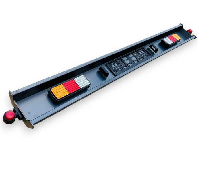 Belka ze światłami LED zderzak tylny do przyczepy ; dostawczego ; ciężarówki - 75 szt LED