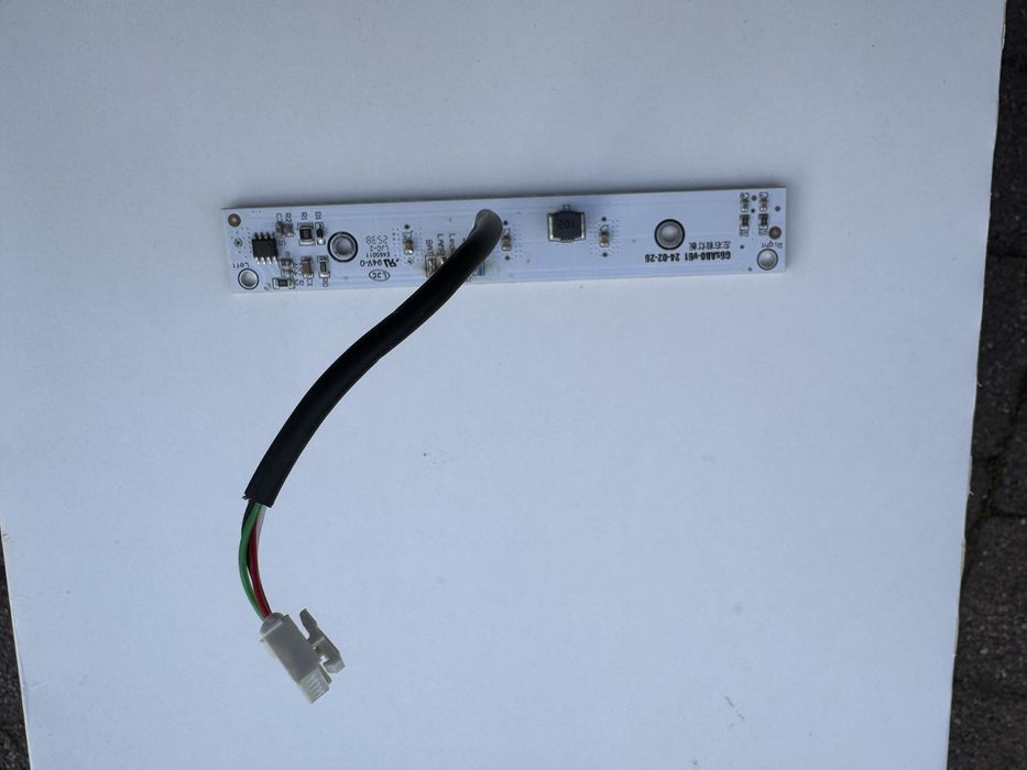 Lampa, płytka lampy przedniej Kukirin G4.