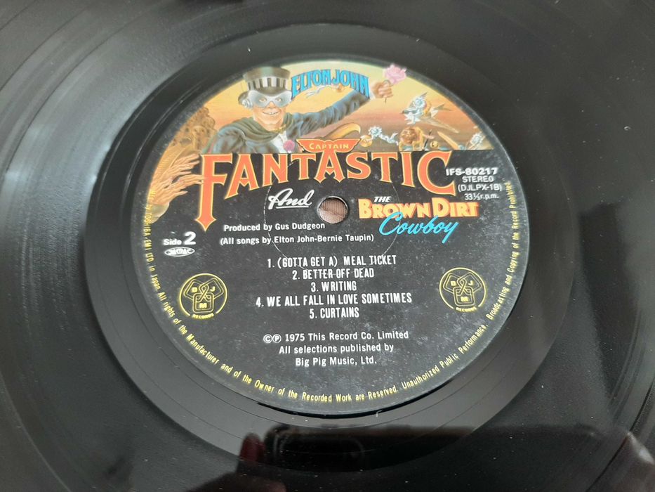 Elton John - Captain Fantastic & B.D.C. - Japão - Vinil LP