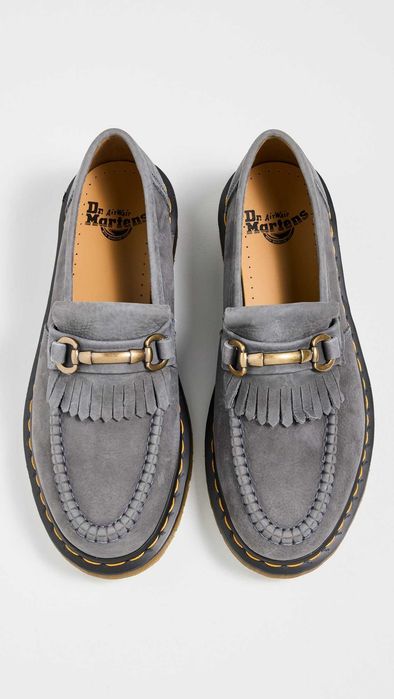 Dr.Martens Adrian Snaffle Tumbled Nubuck Loafers туфли лоферы ор — zdjęcie 3