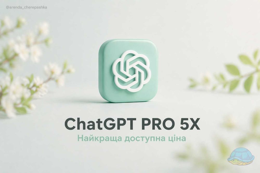 ChatGPT PRO 5x ОСОБИСТИЙ і СПІЛЬНИЙ