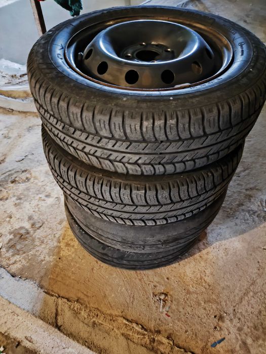 Pneus Smart e jantes+pneus Fiat Punto