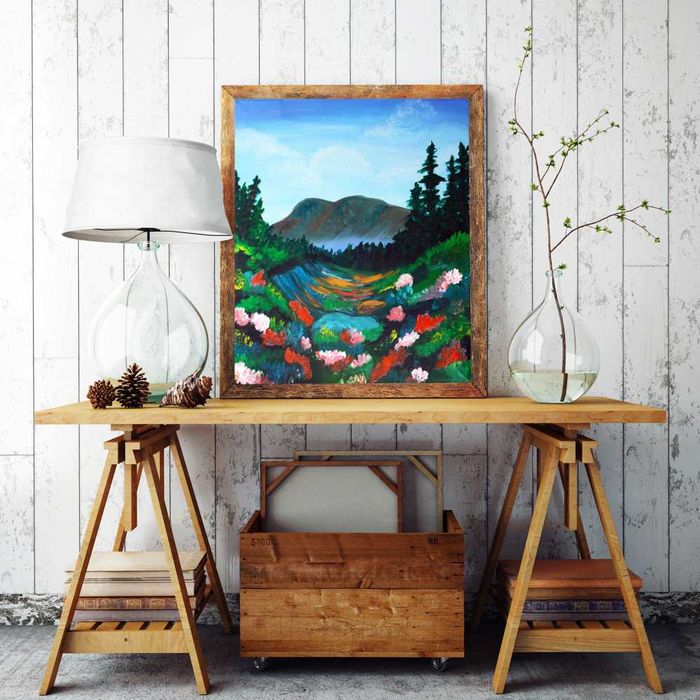 Dolina Kwitnąca, obraz 60x50x2 cm