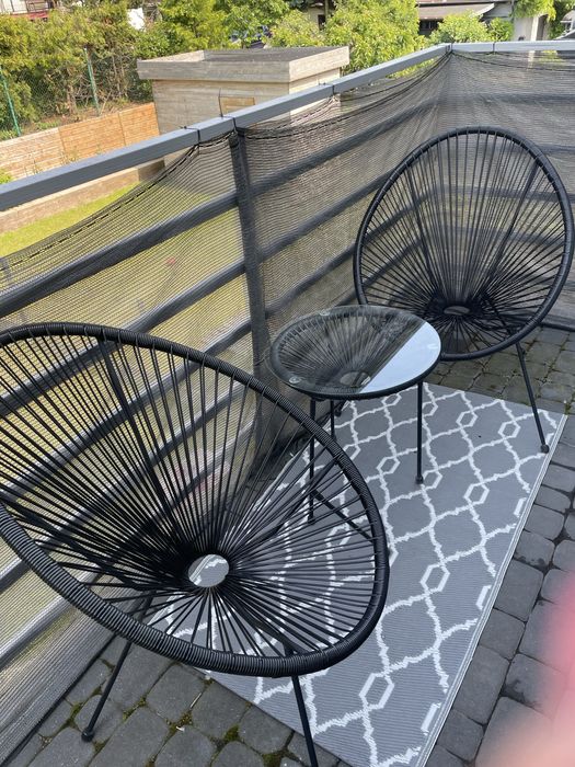 Zestaw ogordowy na balkon