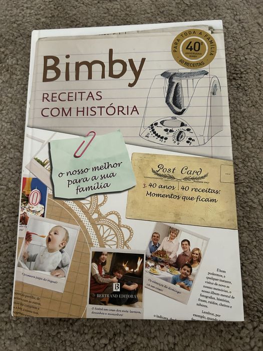 Livro de receitas Bimby, da Bertrand
