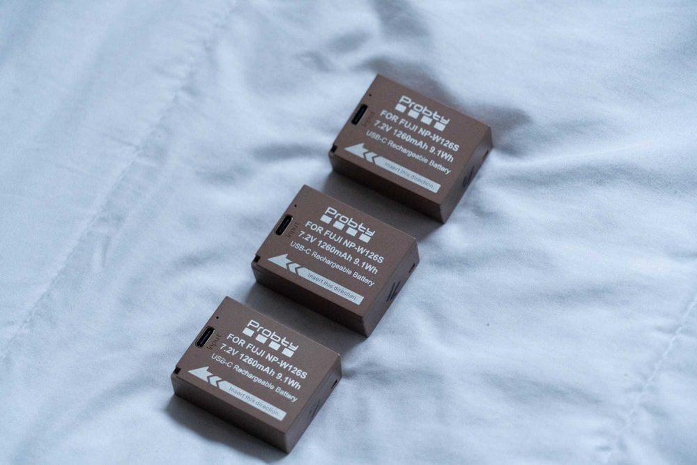 3+2 Baterias Fujifilm NP-W126S + carregador