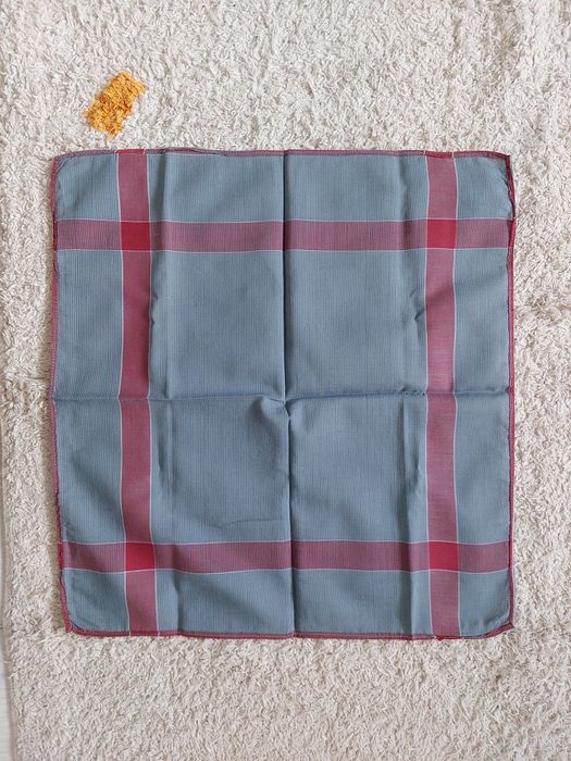 Chusteczki męskie materiałowe retro PRL