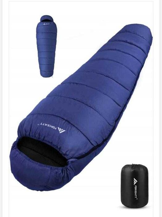 Зимний спальный мешок Forceatt в форме кокона туристический