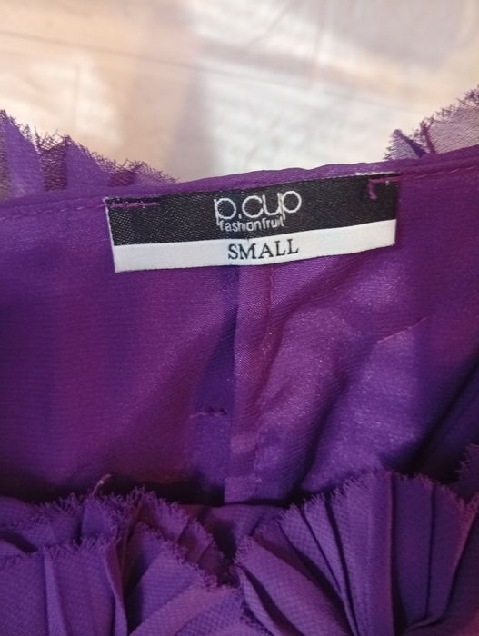 Piękna plisowana efektowna