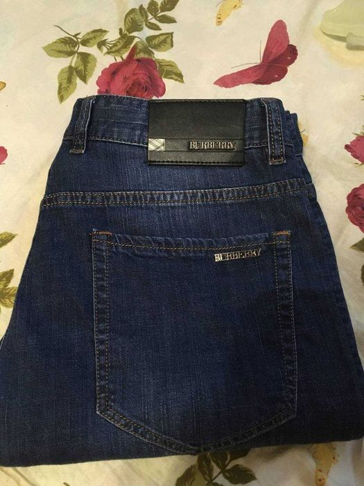 Джинсы Burberry (Синие)