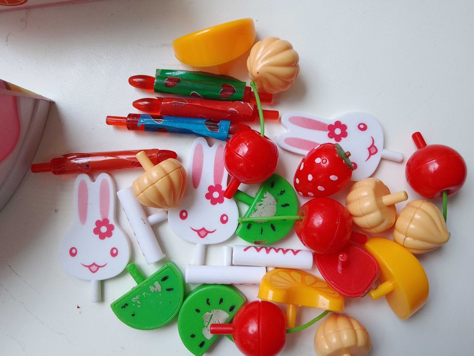 Лот Коструктор липучки + конструктор набір солодощів(тортик)