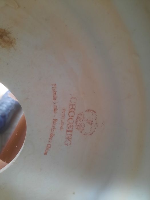 Jarro, pote, vaso pintado à mão