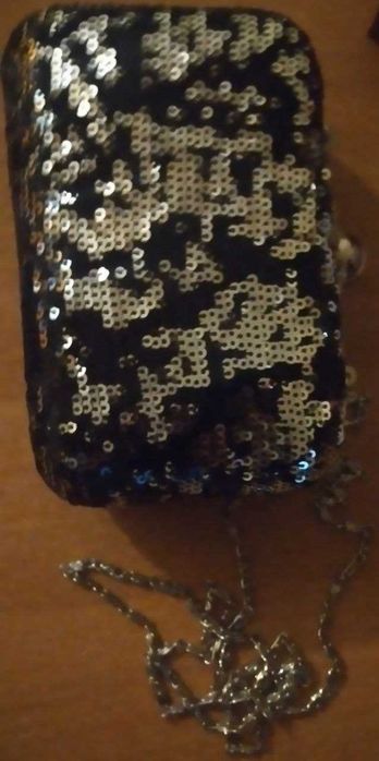 Сукня з паєтками та сумочка Total shine look