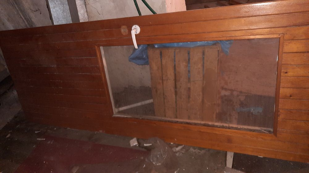 Drzwi pokojowe 80 prawe szyba, drzwi balkonowe 80cm Prawe z boazerią