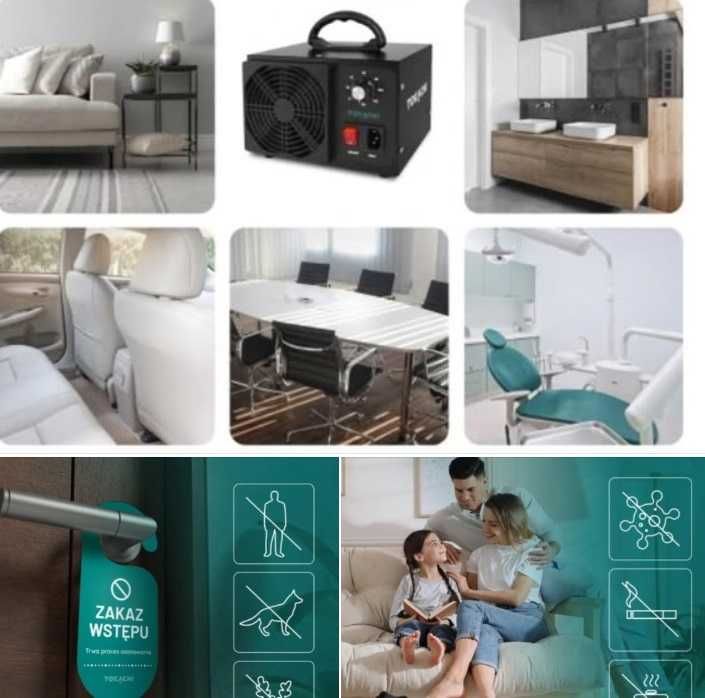 Odkurzacz piorący Polerka Myjka parowa Ozonator Osuszacz Nagrzewnice