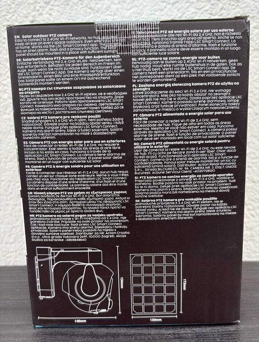 KAMERA PTZ zasilana energią SŁONECZNĄ LSC smart CONNECT, nowa