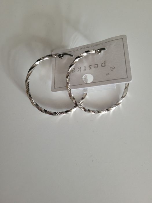 Kolczyki koła ozdobne