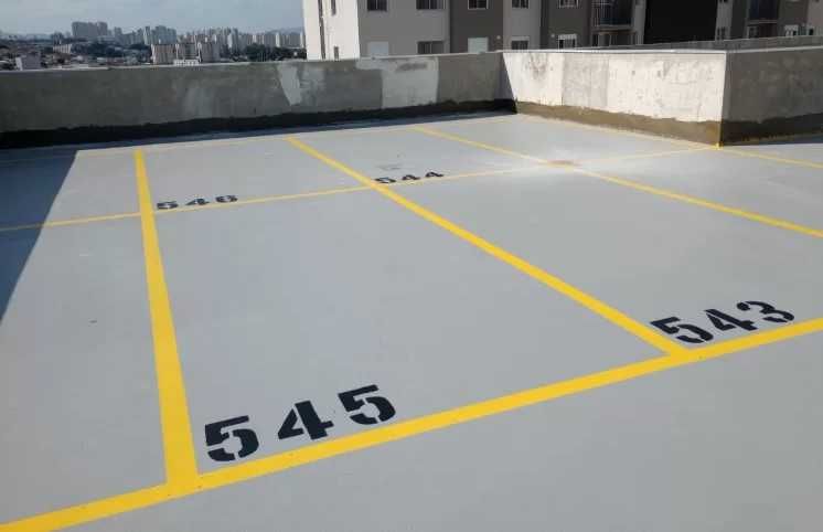 Impermeabilização e remoção de amianto, pintura de lajes e pavimentos